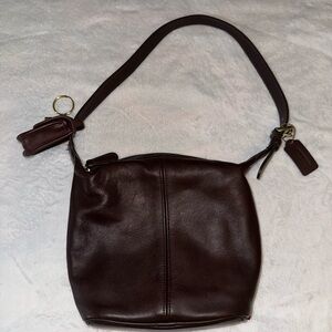 Coach Vintage 4148 Brown Leather Soho Mini Bucket Bag